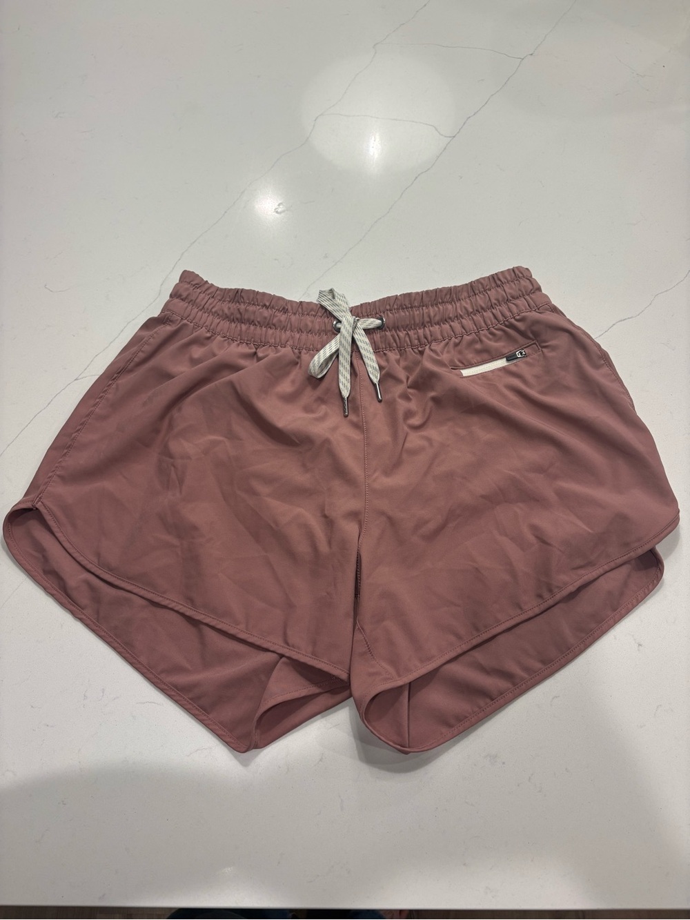 Vuori Dusty Rose Active Shorts with Drawstring